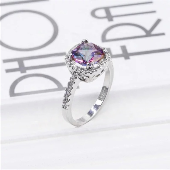 *NEW*925 Silver Beautiful CZ Women’s Ring - Picture 3 of 3